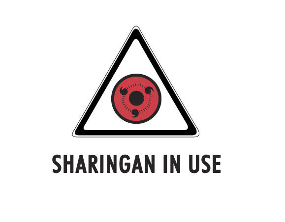 Sharingan in Use Tshirt logo by lizzabell on deviantART