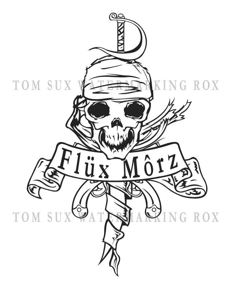 Pirate Tattoo design by ~synner on deviantART
