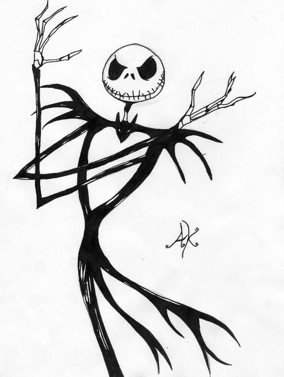 jack the pumpkin king coloring pages - photo #18