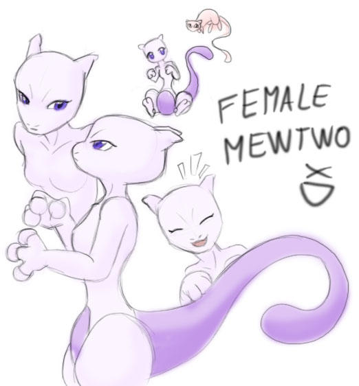 mewtwo wallpaper. Female Mewtwo XD by ~EvilKitty3 on deviantART