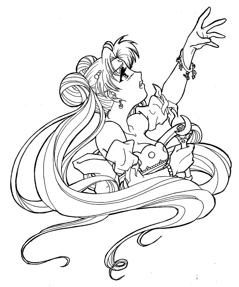 queen serenity coloring pages - photo #34