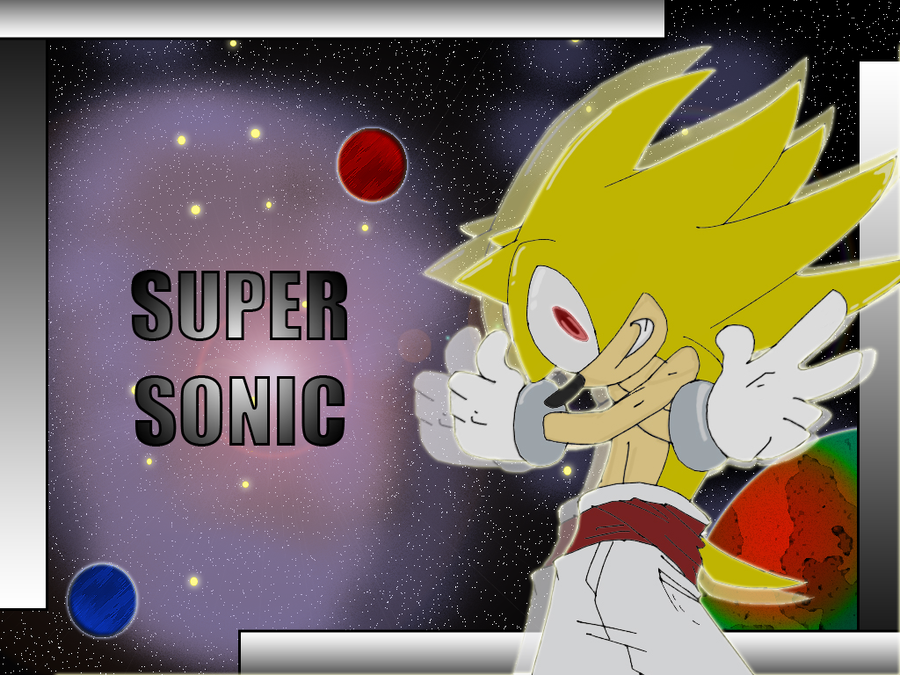 super sonic wallpaper. Super Sonic Wallpaper by ~EXP282 on deviantART