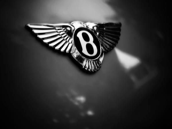 Wallpaper Bentley logo with black colorClean Logo Bentley car desktop for