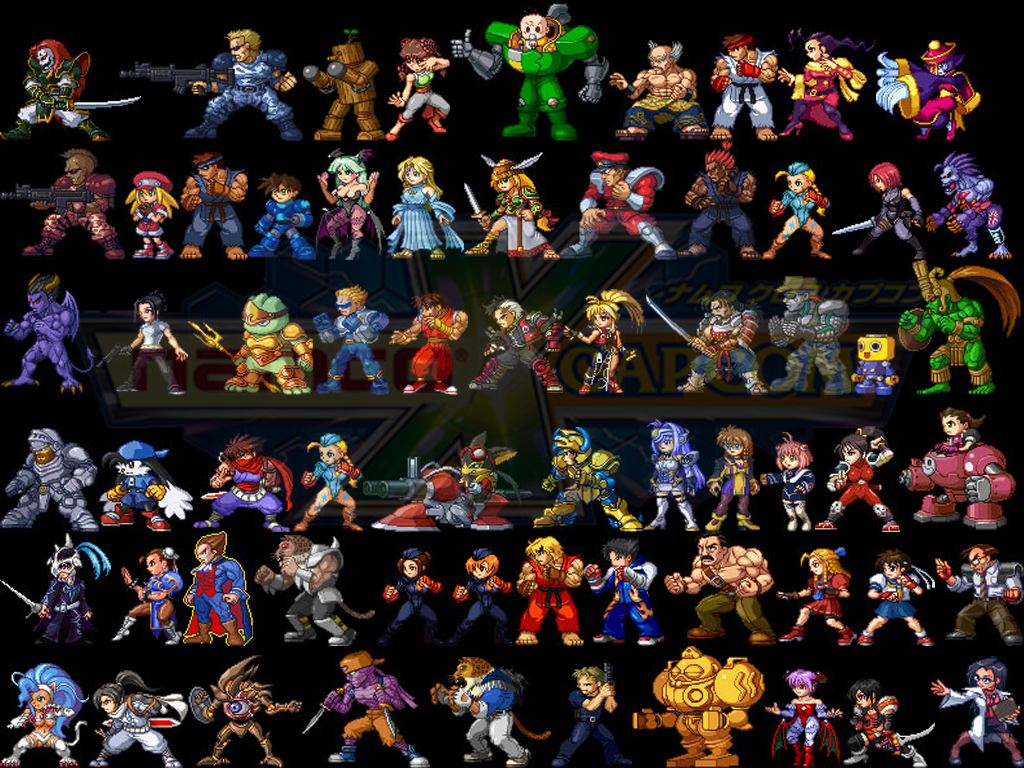 oh yeah, from the namco x capcom game, they've actually made 2D sprites out 