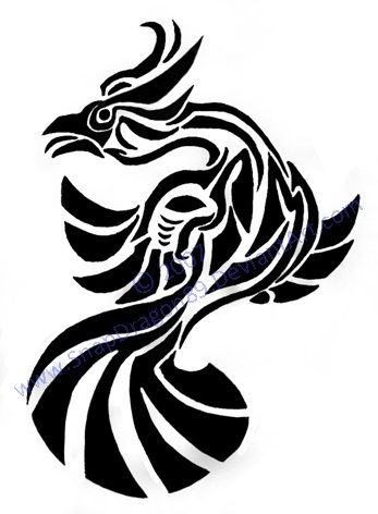 Phoenix Tattoo - chest tattoo