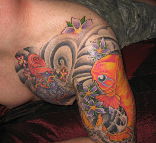 Koi Tattoo Sleeve Buddha 3 by jkrasher on deviantART
