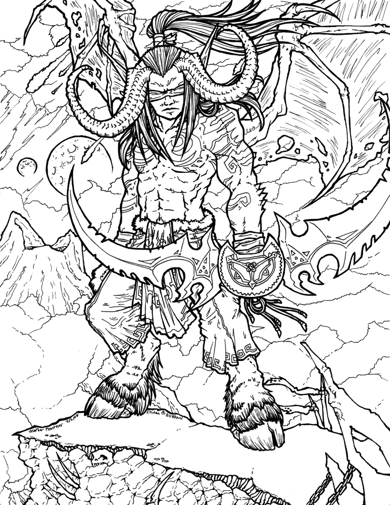 warcraft coloring pages - photo #16