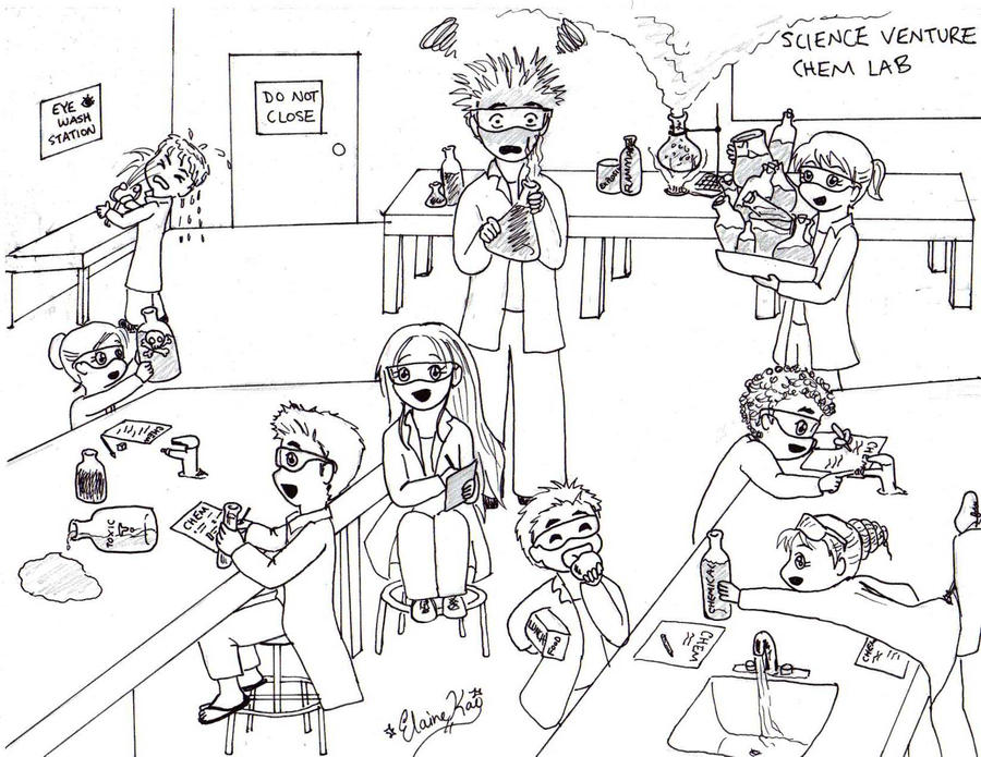 lab safety coloring pages and worksheets - photo #49