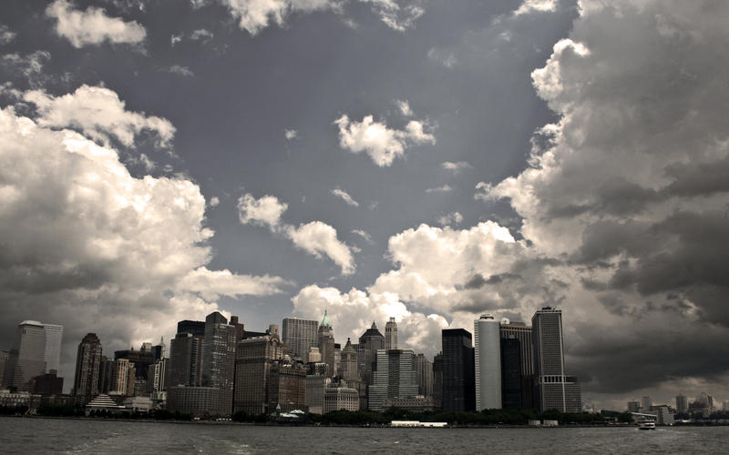 skyline wallpaper. New York Skyline Wallpaper by