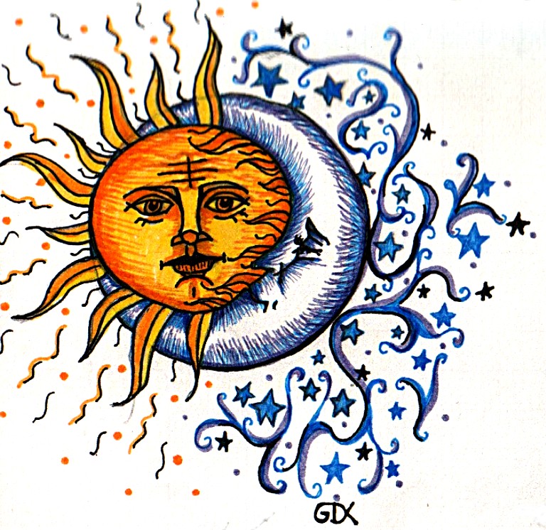 Sun and Moon by starwoodarts on deviantART