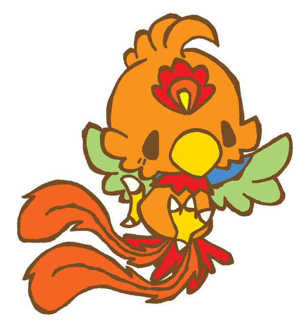 A Chinese phoenix by inopoke on deviantART