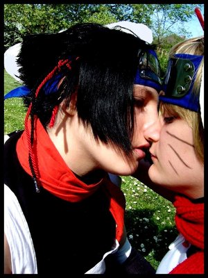 naruto and sasuke kissing. Sasuke X Naruto kissing by