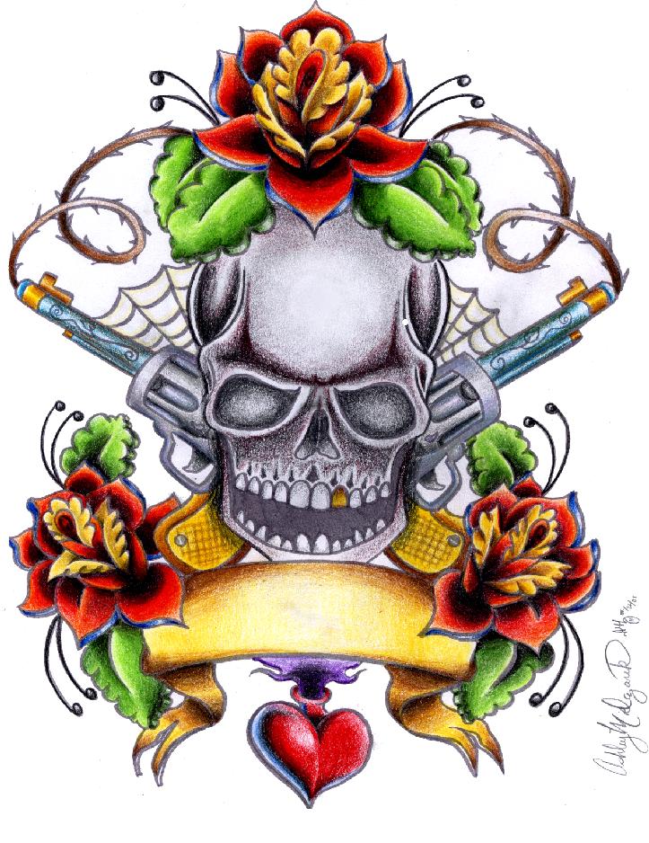 Tattoo Design II | Flower Tattoo