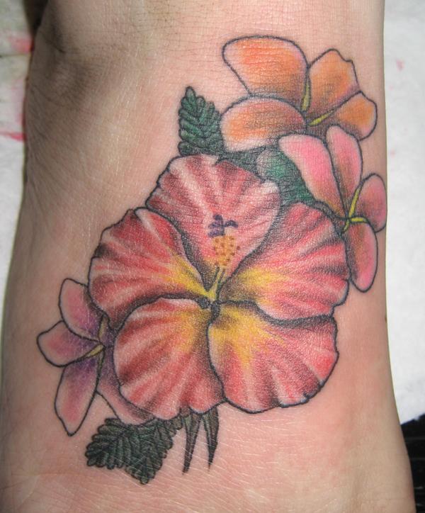 tattoo hibiscus. hibiscus flower tattoos.