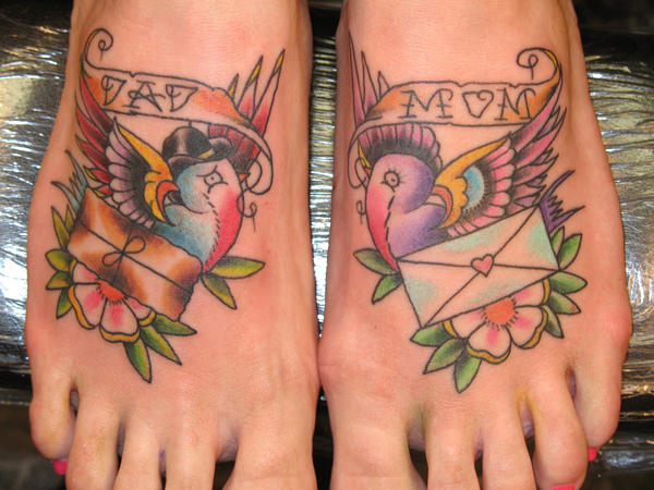 bird tattoos Bird Feet