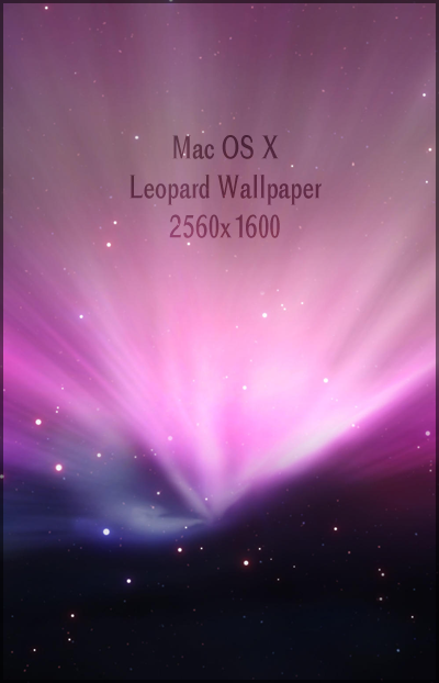 backgrounds for mac os x. Mac OS X Leopard Wallpaper by