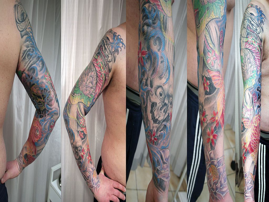Japanese Arm Sleeve Tattoo - sleeve tattoo