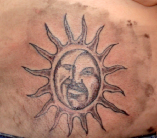 sun and moon tattoos sun and moon