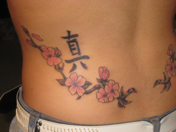 My Cherry Blossom Tattoo true by ByukuganBeauty09 on deviantART