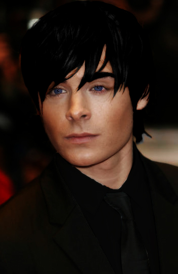 emo guys with blue eyes and black hair. Black hair. With lue eyes.