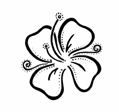 flower tattoo art. Art of Hawaiian Tattoos With