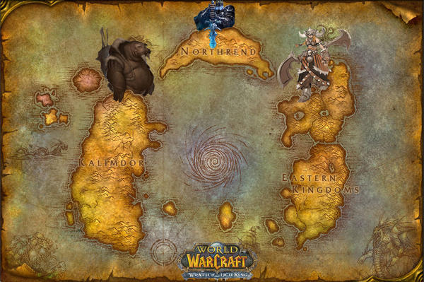 wotlk wallpaper. Wotlk map by ~inthesky69 on