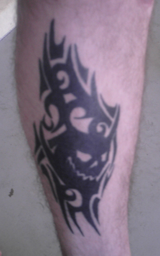 Tribal Leg Tattoo by UndergroundTattoos on deviantART