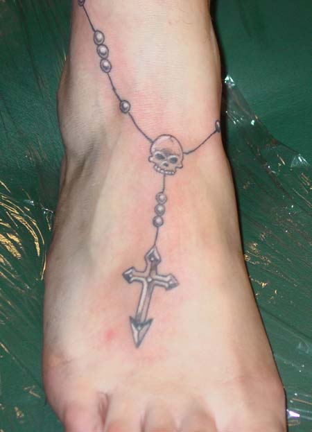  Rosary Tattoo Ideas 7 