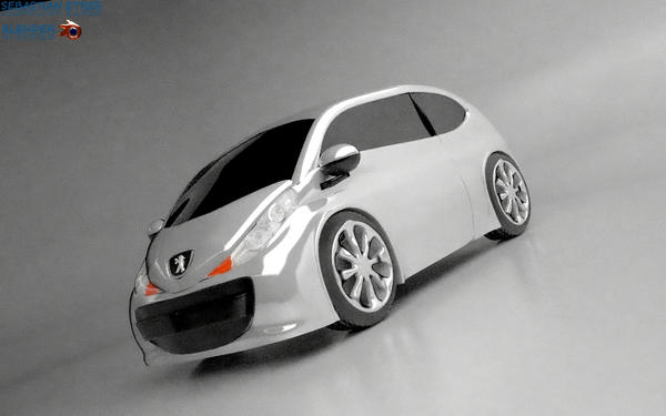3D Peugeot 108 concept 2 by sebsebbysebseb on deviantART