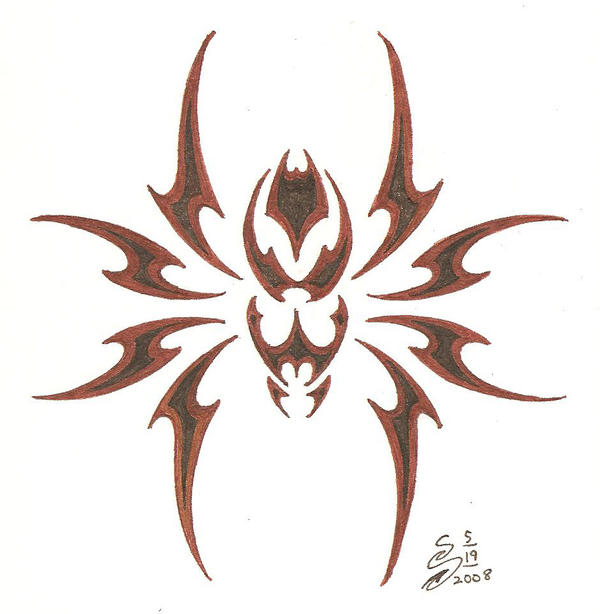 spider tattoo design by