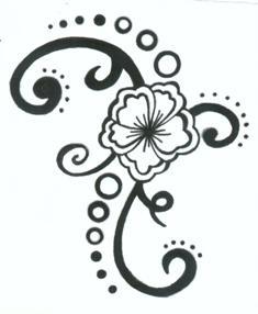 my second tattoo design | Flower Tattoo