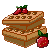 DA icon - waffles+strawberries by piano-kun