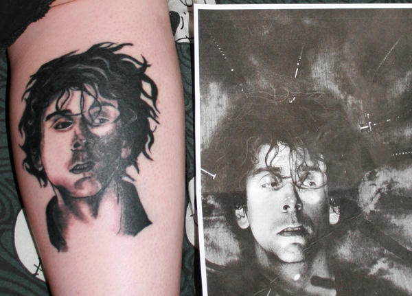 Tim Burton tattoo by ~MissBat on deviantART