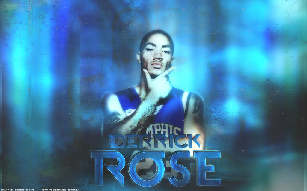 derrick rose wallpaper 2010. Derrick rose wallpaper by