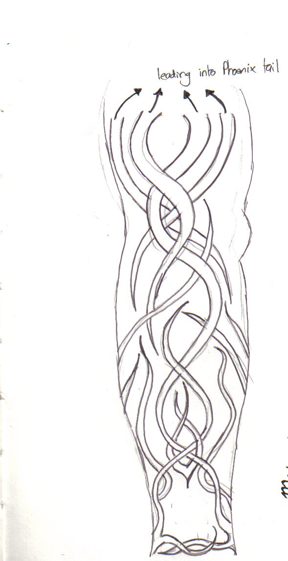 phoenix tattoo design part II by kennethfouche on deviantART