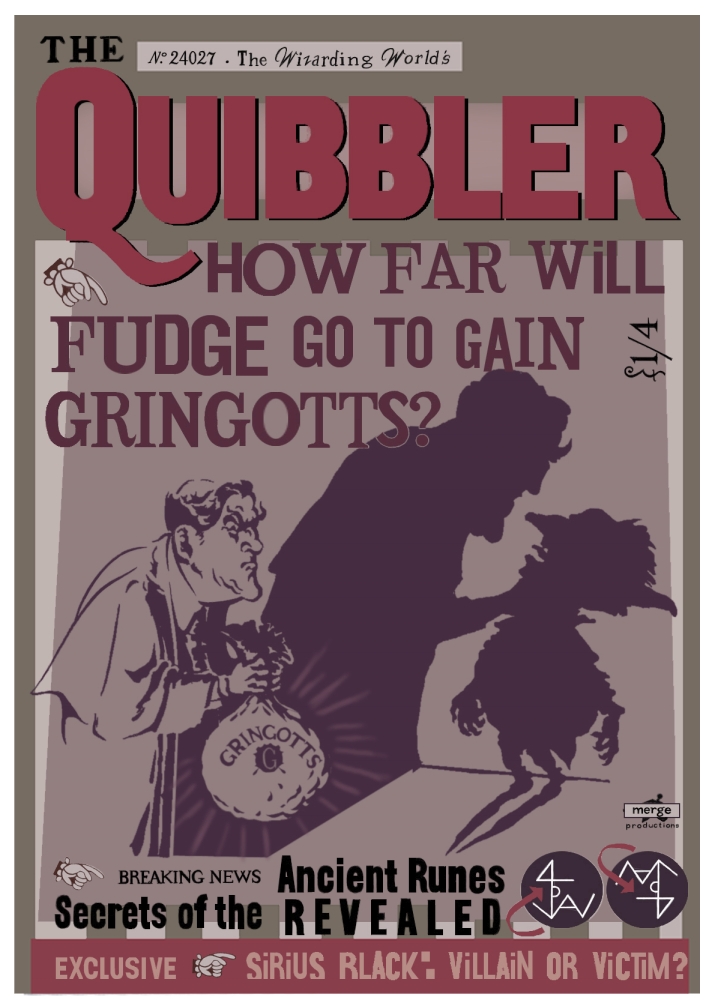 Harry Potter Quibbler Magazine Inside pages pics Needed!!!
