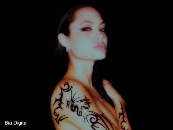 track and field tattoos. Angelina#39;s tattoo.