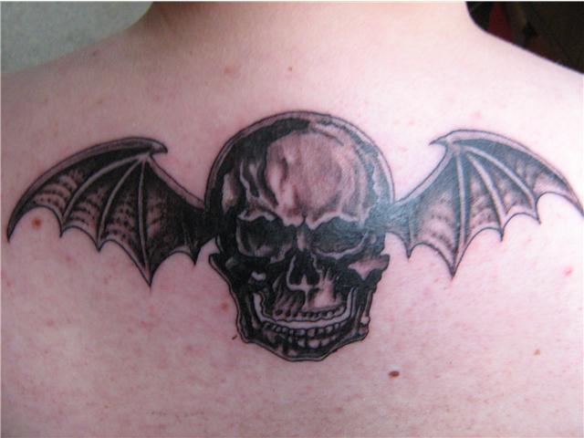 death bat tattoo. Word Tattoos - Short Quotes, Song Lyrics