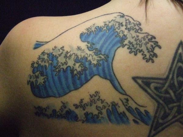 japanese tattoos Hokusai Wave