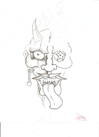 oni masks sketch by kufiink on deviantART