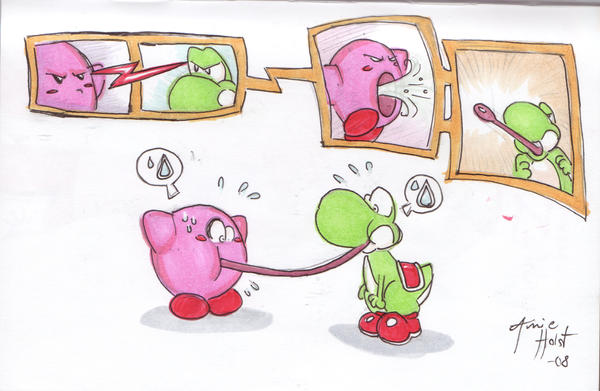 Kirby And Yoshi