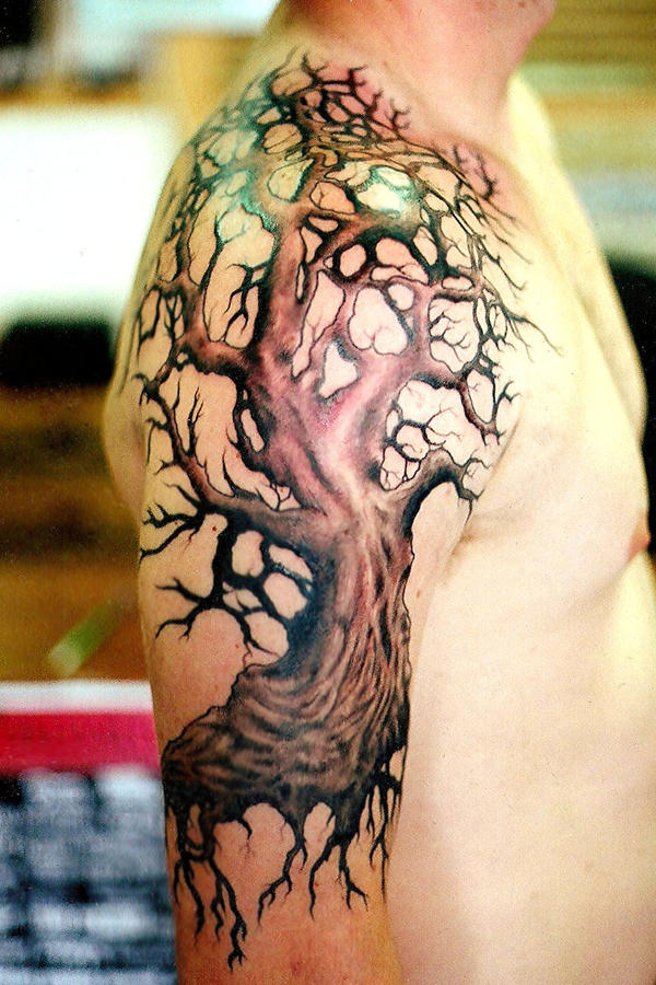 Old Tree Tattoo by fatsalty on deviantART