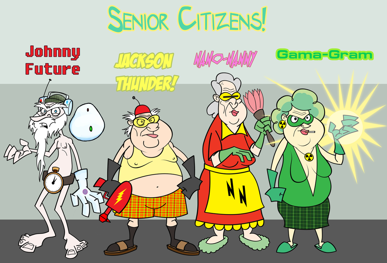 free clip art cartoon senior citizens - photo #35