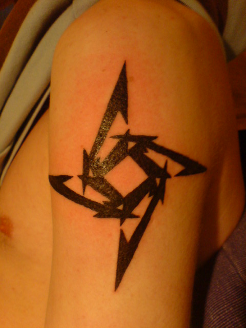 Metallica Ninja Star Tattoo by