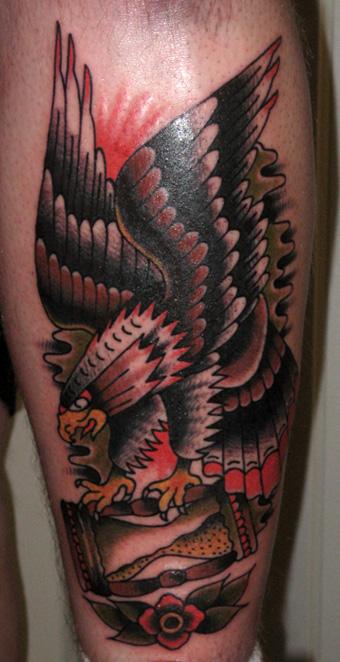 Vintage Eagle Tattoos And More They hit the glow in the dark ink discover 
