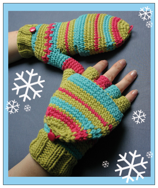 Free Crochet Pattern FingerlessGloves Fingerless Gloves : Lion