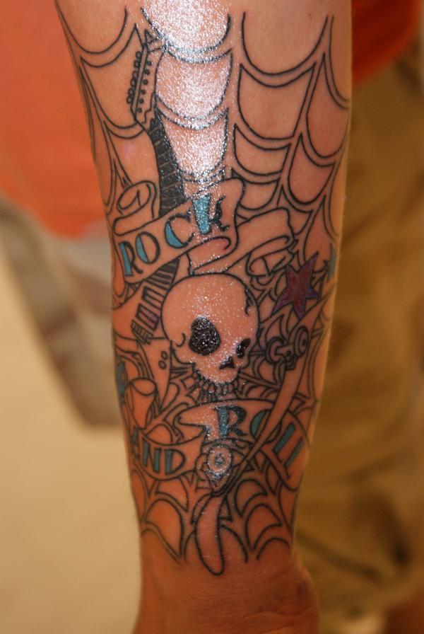 Rock and Roll Sleeve Tattoo by xxtattoojunkiexx on deviantART