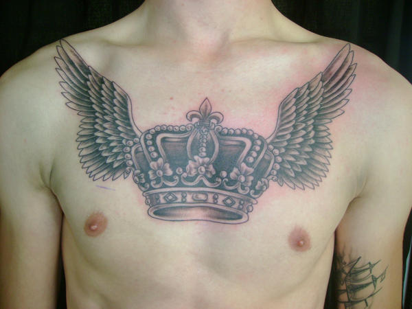crown and wings tattoo by hellcatmolly on deviantART