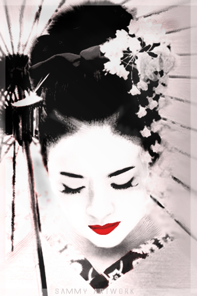 Geisha Makeup on Geisha By  Adriano10 On Deviantart