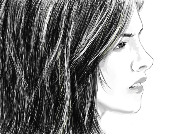 Drawing of Kristen Stewart by BillaBongsBox on deviantART